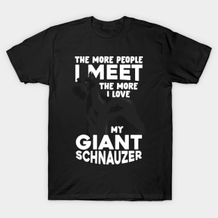 Giant Schnauzer Dog Lover Gift T-Shirt